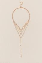 Francesca's Maddelena Layered Rose Gold Necklace - Rose/gold