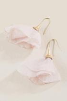 Francesca's Brayleigh Floral Statement Earrings - Ivory