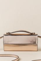 Francesca's June Rose Gold Wallet Crossbody - Rose/gold