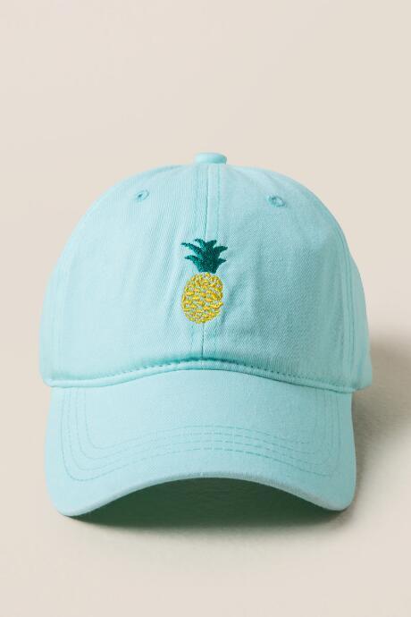 Francescas Pineapple Baseball Cap In Mint - Mint