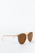 Francesca's Carmen Classic Sunglasses - Brown