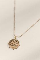 Francesca's Emmerson Coin Pendant Necklace - Gold
