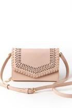 Francesca's Molly Perforated Wallet - Nude