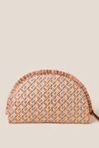 Francesca's Andrea Crescent Clutch In Coral - Coral