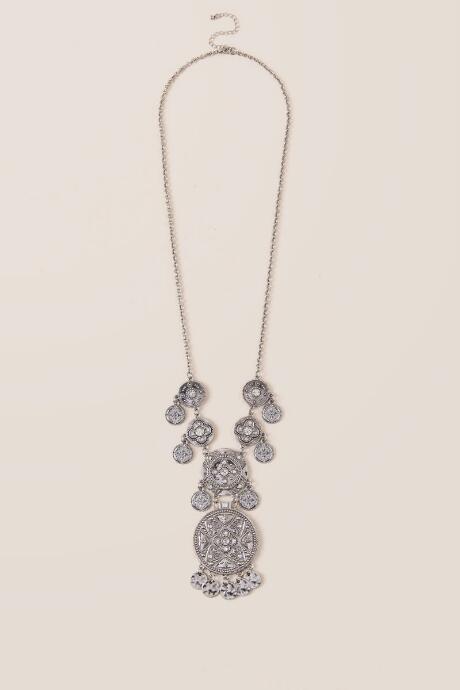 Francesca Inchess Catori Statement Pendant - Silver