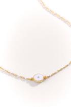 Francesca Inchess Rae Beaded Chain Necklace - White