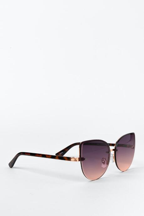 Francesca's Alex Cat Eye Sunglasses - Rose/gold