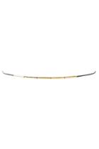 Francesca's Tillie Leather And Metal Tubes Choker - Black