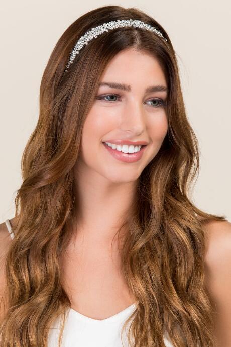 Francesca's Ashleigh Embellished Headwrap - Silver