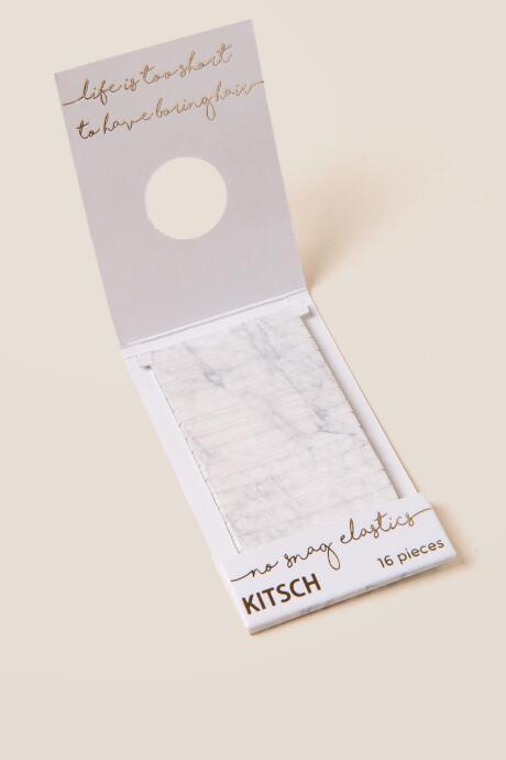 Francesca's San Marco Marble Matchbook Bobby Pins - White
