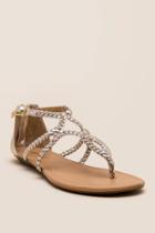 Report Laina Braid Strap Sandal - Gold