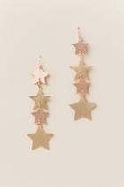 Francesca's Star Descending Drop Earring - Mixed Plating
