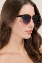 Francesca's Airdale New Classic Sunglasses - Black