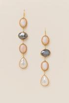 Francesca's Lilla Stone Drop Linear Earring - Multi