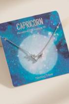 Francesca's Capricorn Sterling Silver Constellation Necklace - Silver