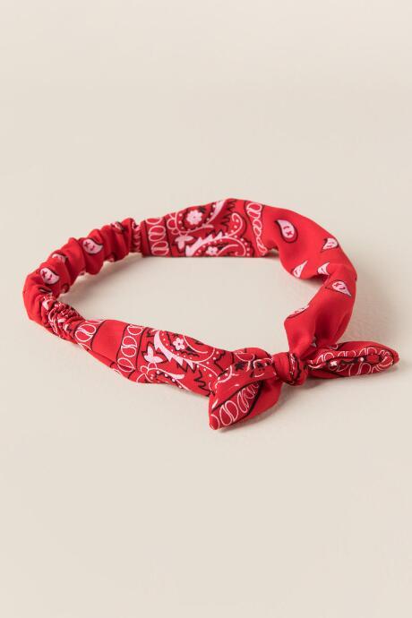 Francesca's Micah Bandana Headwrap - Red