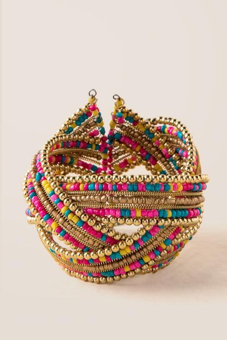 Francesca's Briar Multi Color Beaded Cuff - Multi