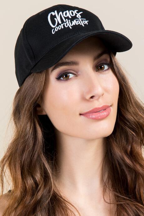 Francesca's Chaos Coordinator Baseball Cap - Black