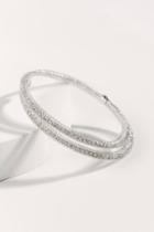 Francesca Inchess Mindy Woven Wire Wrap Bracelet - Silver