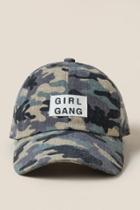 Francescas Girl Gang Baseball Cap - Olive
