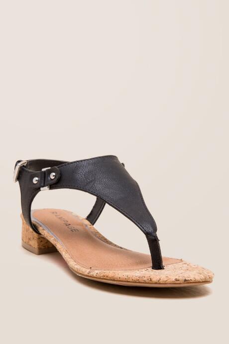 Rampage Janda T-strap Sandal - Black