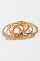 Francesca's Ana Cz Stackable Ring Set - Gold