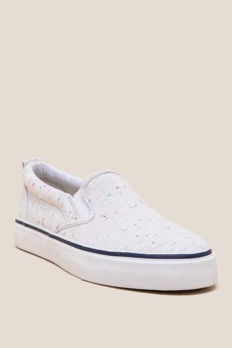 Francesca Inchess Galvin Speckled Sneaker - White