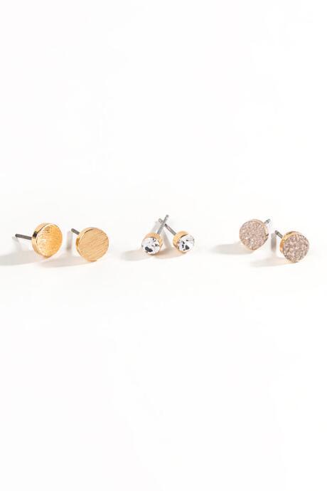 Francesca Inchess Alice Druzy Stud Set - Ivory