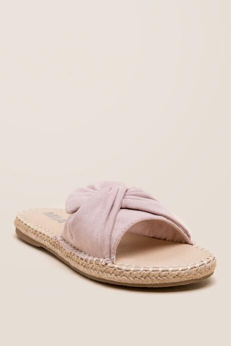 Mia Kensi Espadrille Slide Sandal - Blush