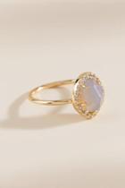 Francesca's Kalie Faceted Prong Ring - Gray