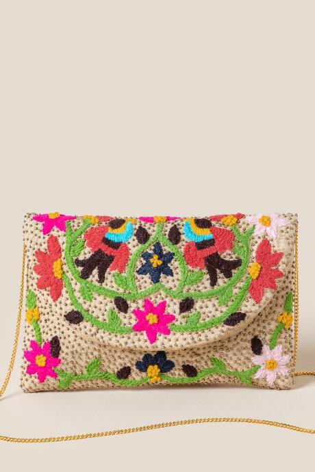 Francesca's Alonda Beaded Clutch - Multi