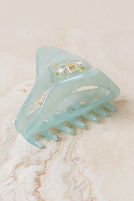 Francesca's Rylee Cutout Claw - Light Blue