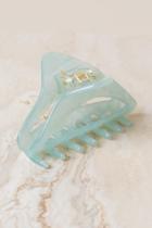 Francesca's Rylee Cutout Claw - Light Blue