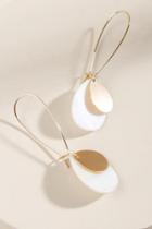 Francesca's Jill Mother Of Pearl French Wire Earrings - Pearl
