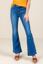 Francesca's Megan High Rise Flare Jeans - Medium Wash