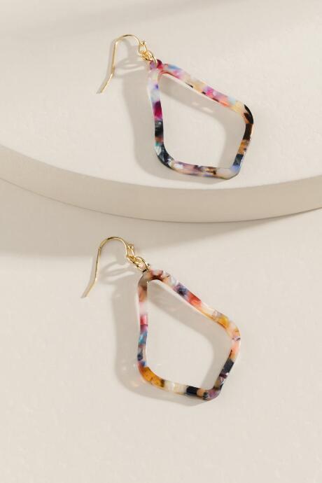 Francesca's Cora Statement Earrings - Multi