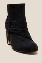 Report Monica Side Knot Dress Boot - Black