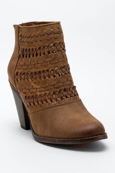 Fergalicious Wanderer Whipstitch Ankle Boot - Cognac