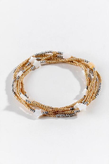 Francesca's Darcy Star Bracelet Set - Gold