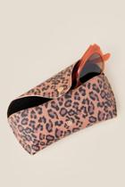 Francesca's Queeny Leopard Print Sunglasses Case - Leopard