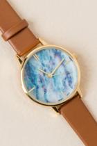 Francesca's Hillary Blue Marble Watch - Blue