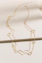 Francesca's Tessa Metal Chain Necklace In Gold - Gold