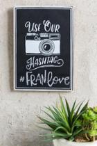 Mud Pie Bridal Hashtag Chalkboard