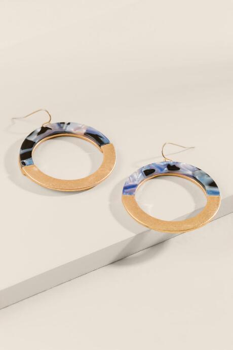 Francesca's Brynlee Circle Earrings - Multi