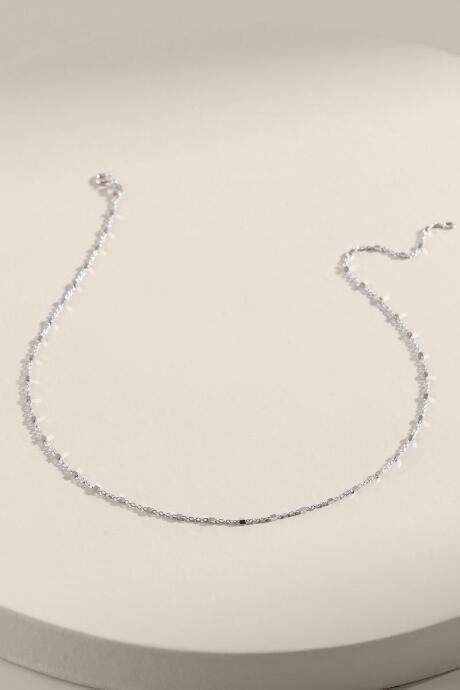 Francesca's Ellison Delicate Sterling Chain - Silver