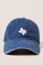 Francesca's Texas Baseball Cap - Navy