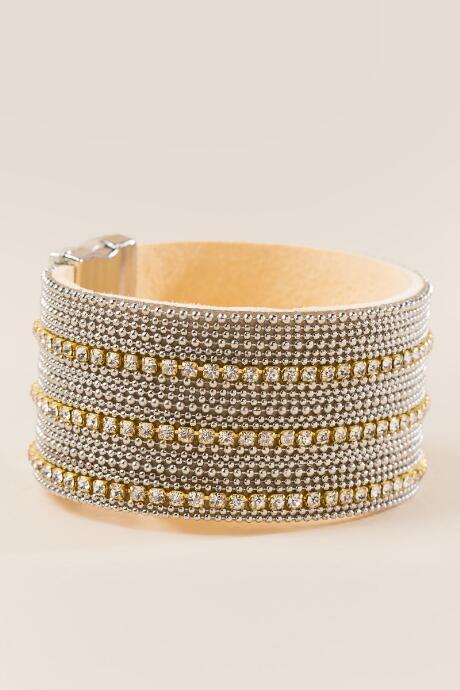 Francesca Inchess Angela Chain Wrap Bracelet - Crisp Champagne