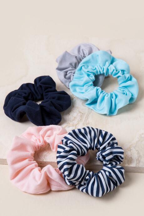 Francescas Torin Scrunchie Set - Blush