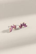 Francesca's Mandi Marquis Earring Crawler - Purple