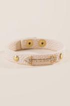 Francesca's Arrow Wrap Bracelet - Crisp Champagne